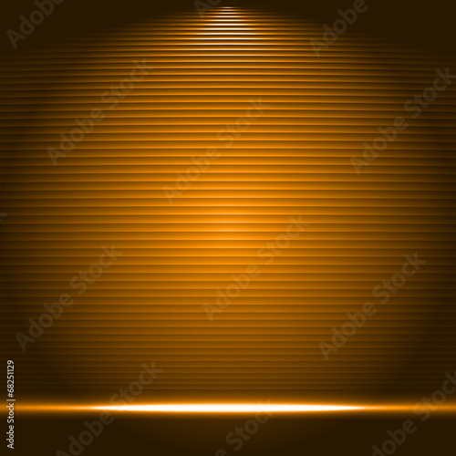 Illuminated stage podium for award ceremony vector illustration