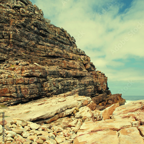 rocks near Cape of Good Hope, South Africa.