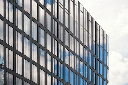 Modern glass building skysc...