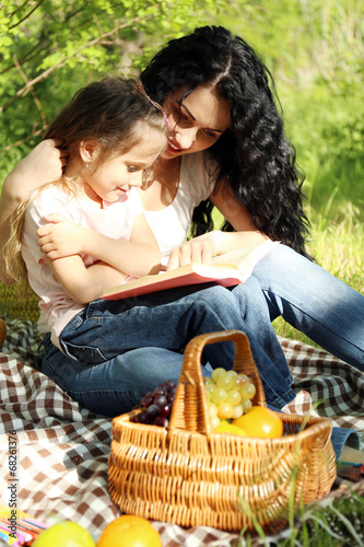 Happy mom and daughter. Pic...