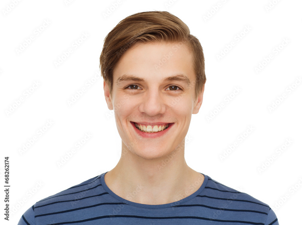 smiling teenage boy