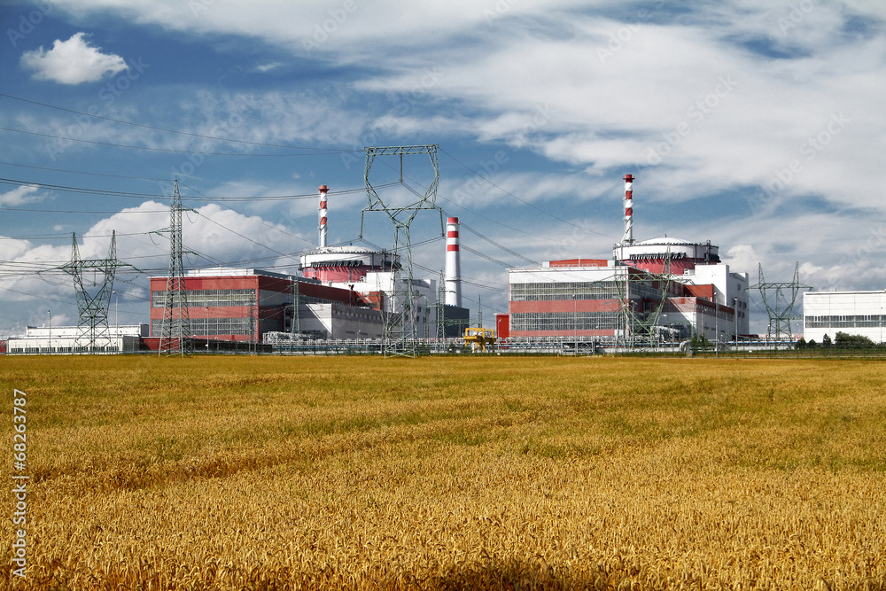Nuclear power plant Temelin in Czech Republic Europe Nuclear power plant Temelin in Czech Republic Europe
