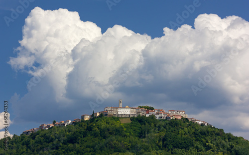 Village of Motovun in Istria photo