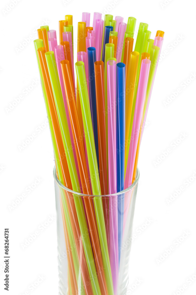 Colorful of straw Colorful of straw