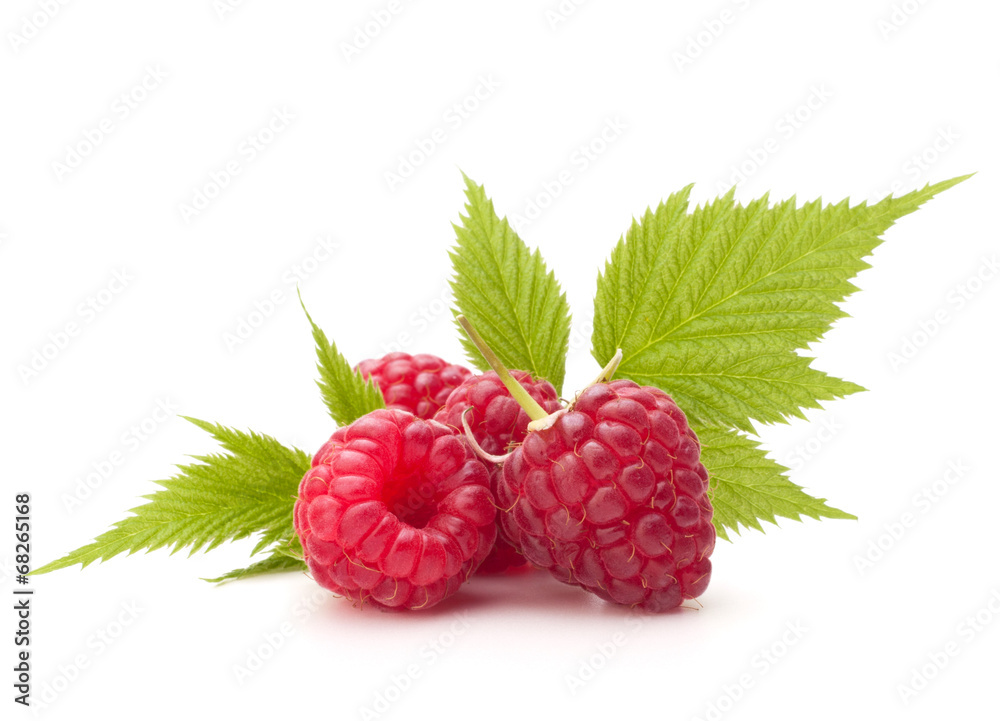Sweet raspberry isolated on white background cutout Sweet raspberry isolated on white background cutout