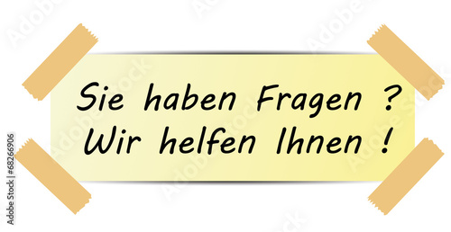 sie haben fragen wir helfen ihnen 0208