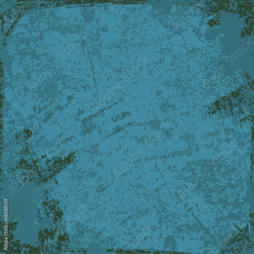 blue vintage abstract grunge background, vector illustration