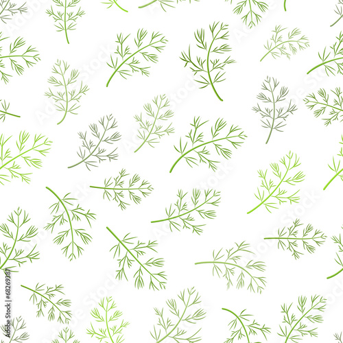 Wallpaper Mural seamless texture of dill Torontodigital.ca
