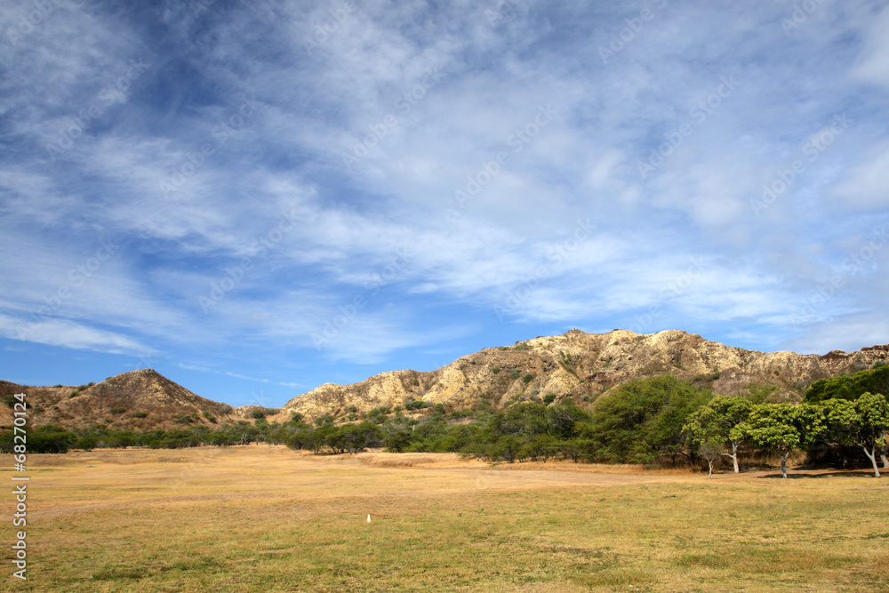 Obraz premium Diamond Head, Honolulu, Hawaii..