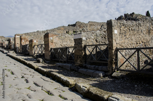 Pompeii ruins in Italy