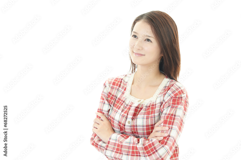 笑顔の女性 笑顔の女性