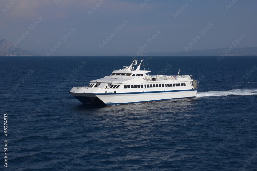 Catamaran on Adriatic sea.