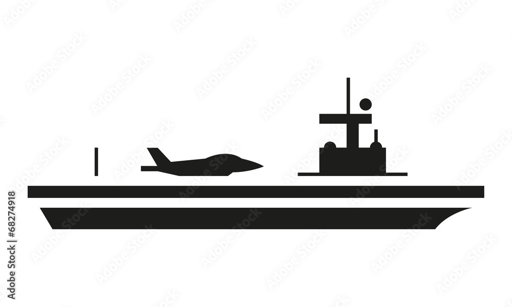 Obraz premium Flugzeugträger