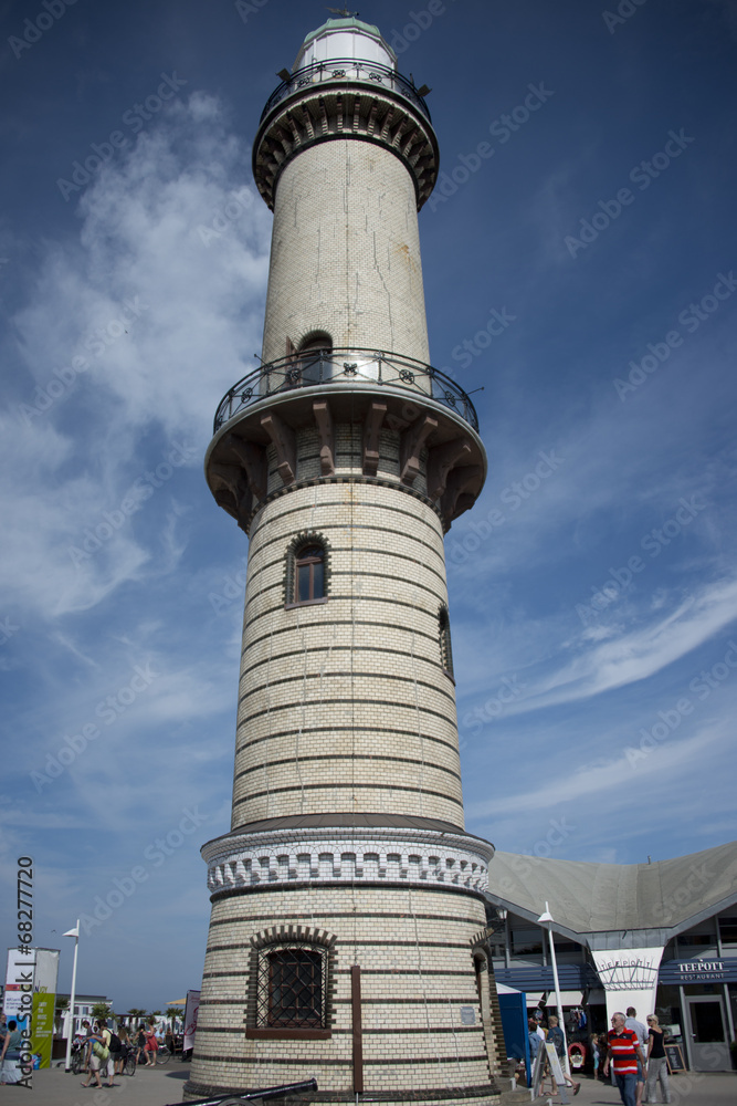 Lighthouse in Warnemünde