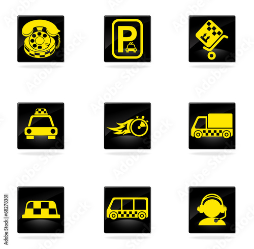 Symbols of taxi services