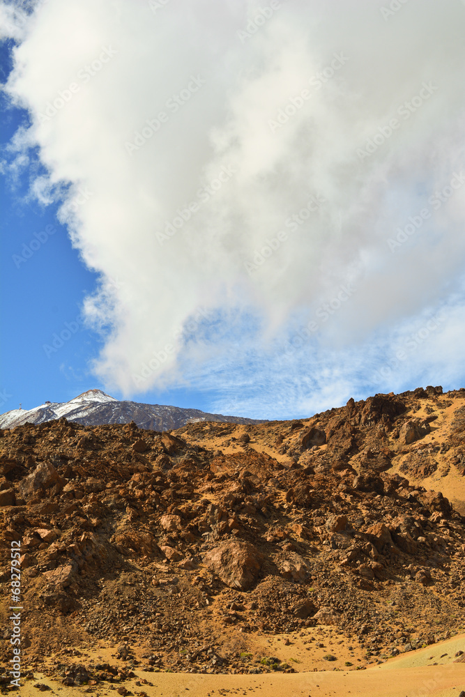 Vulkanlandschaft im Teide Nationalpark auf Teneriffa