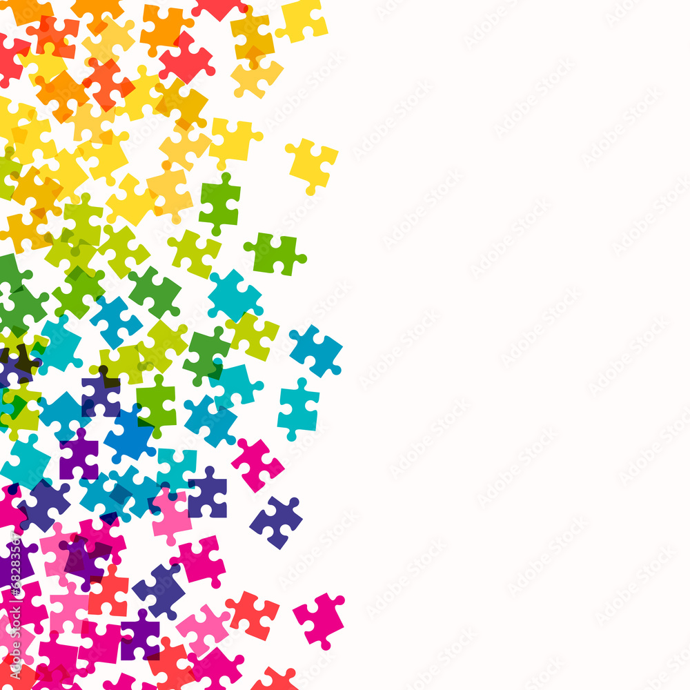 Vector Illustration of a Puzzle Background Vector Illustration of a Puzzle Background