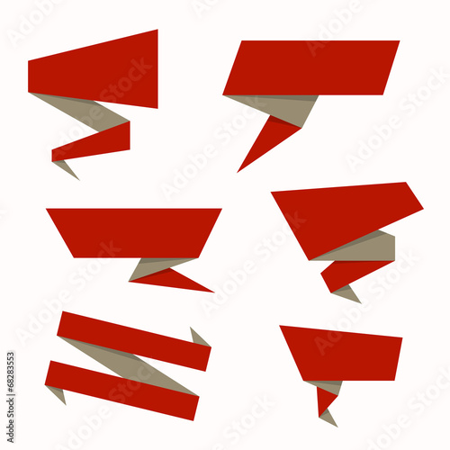 Vector Illustration of Ribbons