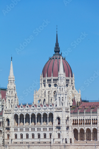 building of the Hungarian parliament in Budapest, Hungary