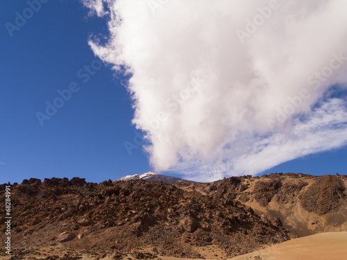 Vulkanlandschaft im Teide Nationalpark auf Teneriffa