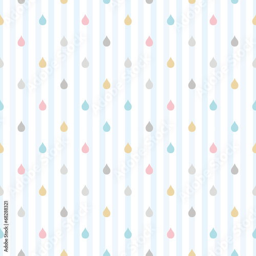 rain seamless pattern