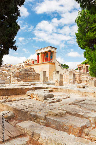 Bild auf Leinwand Knossos palace at Crete, Greece