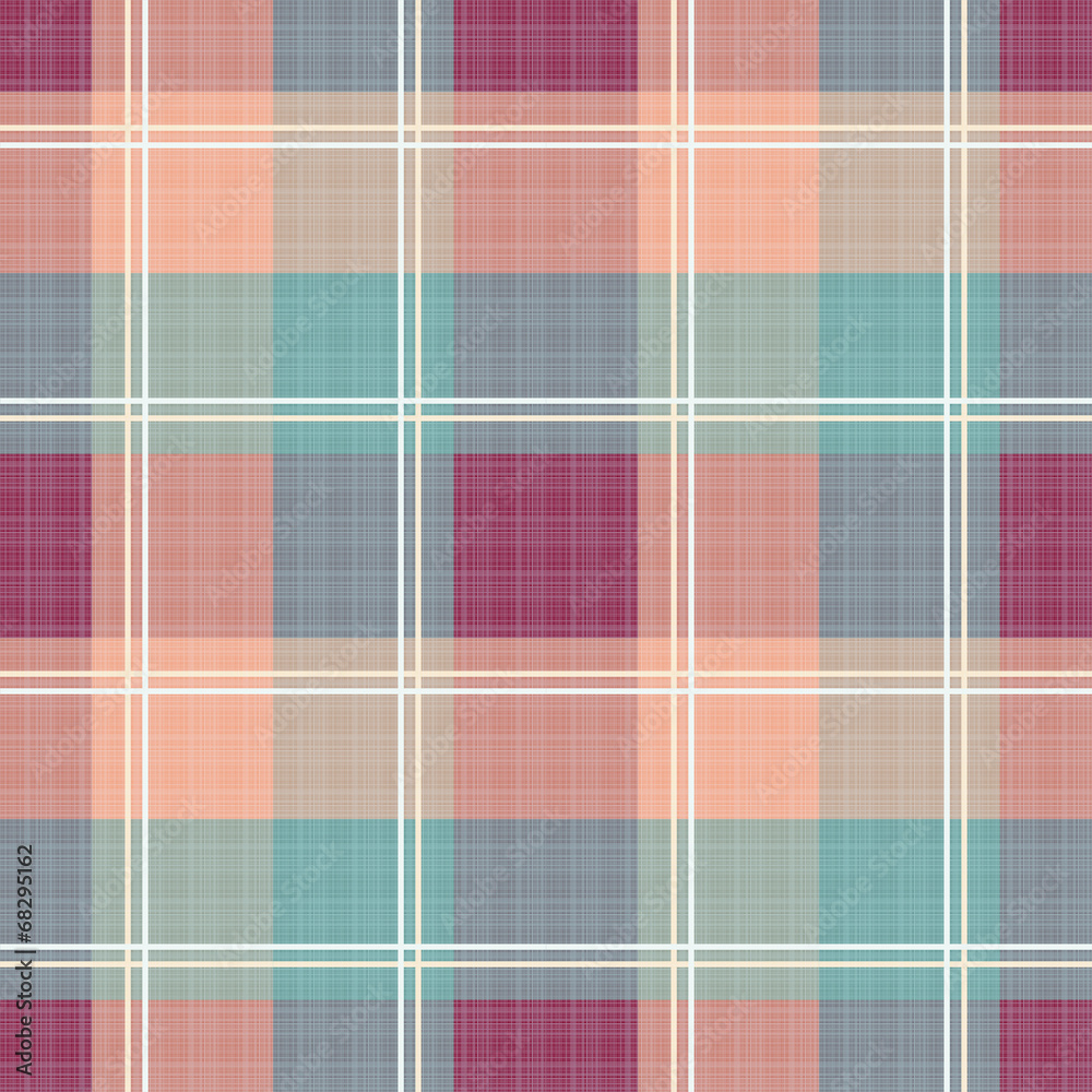 Retro checkered pattern in pastel colors