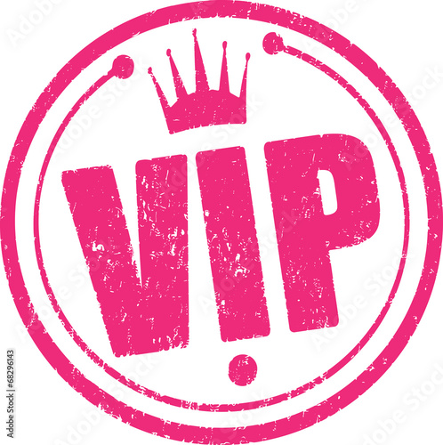 Rubber stamp Vip.