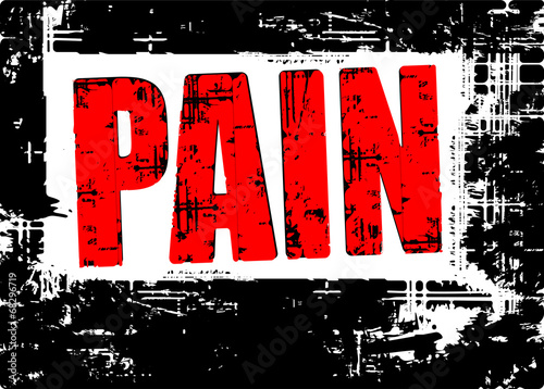 Grunge design Pain