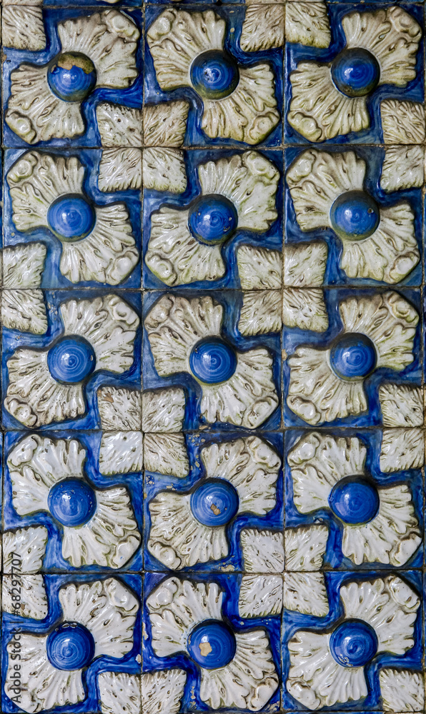 Traditional decorative tiles from Sintra, Portugal