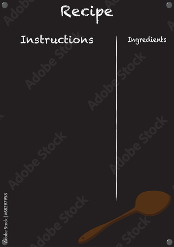 Recipe Chalkboard