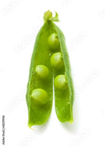 sweet fresh green peas
