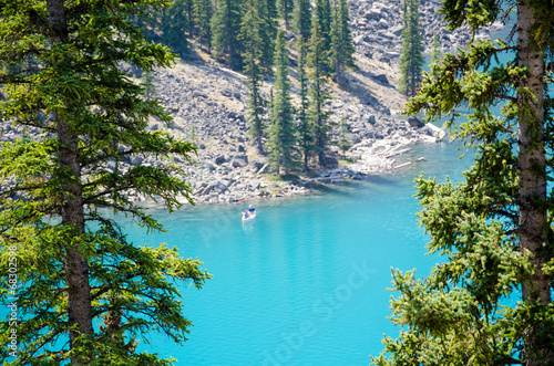 Canoe Morane Lake Canada photo