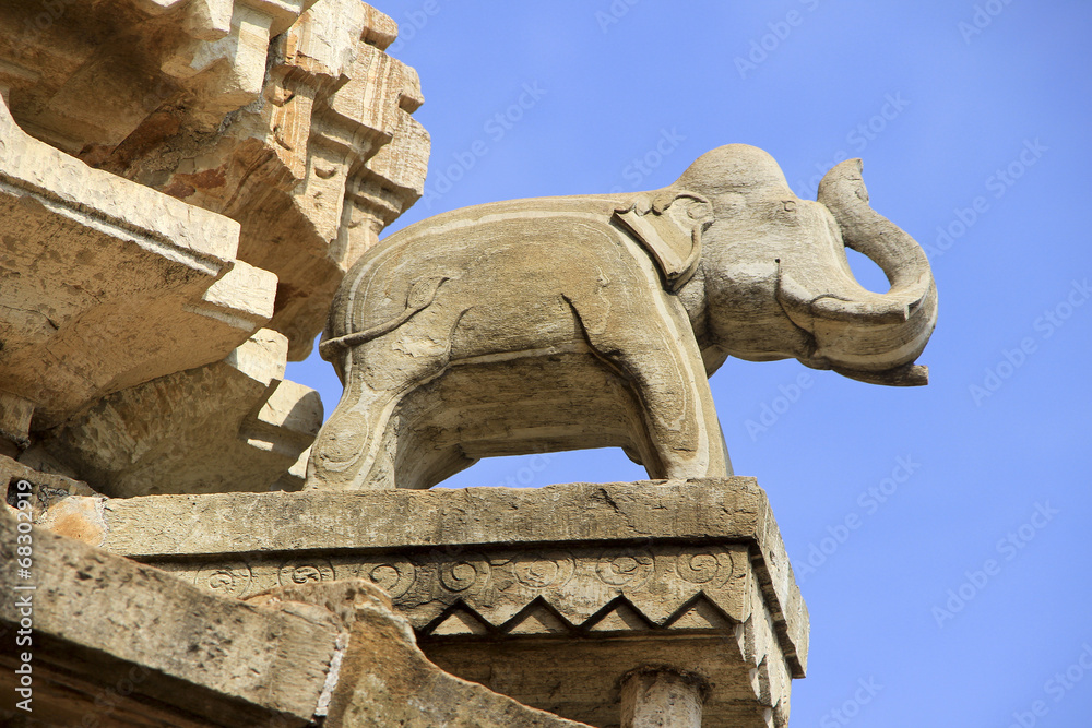 Saluting Stone Elephant