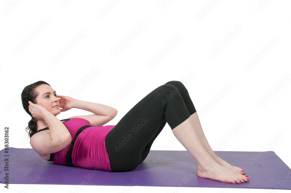 Woman Doing Yoga