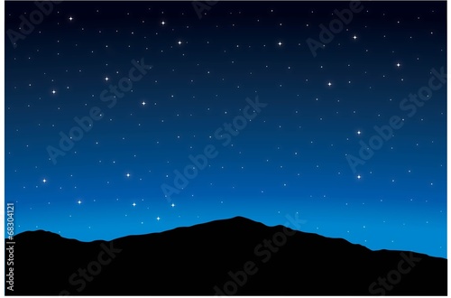 Night landscape