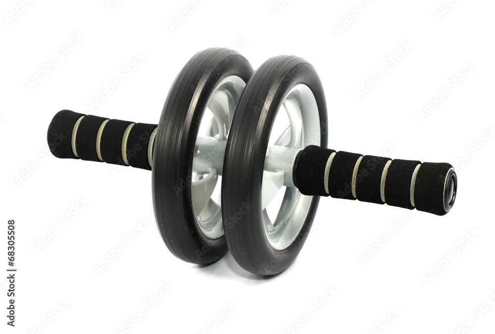 exercise wheel isolated on white background exercise wheel isolated on white background