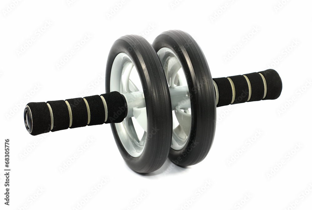 exercise wheel isolated on white background exercise wheel isolated on white background