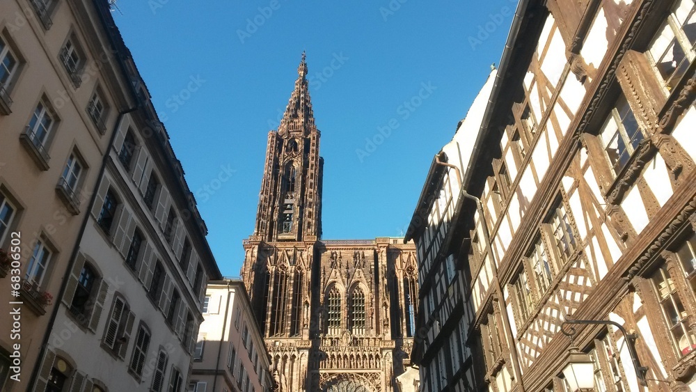 Obraz premium Cathédrale notre dame de strasbourg