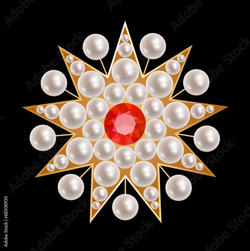 Brooch star