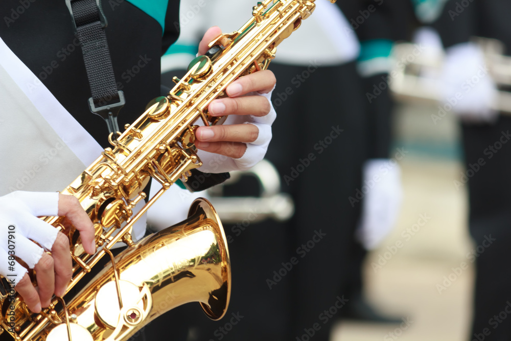 Fototapeta premium Orchestra is play a musical instrument