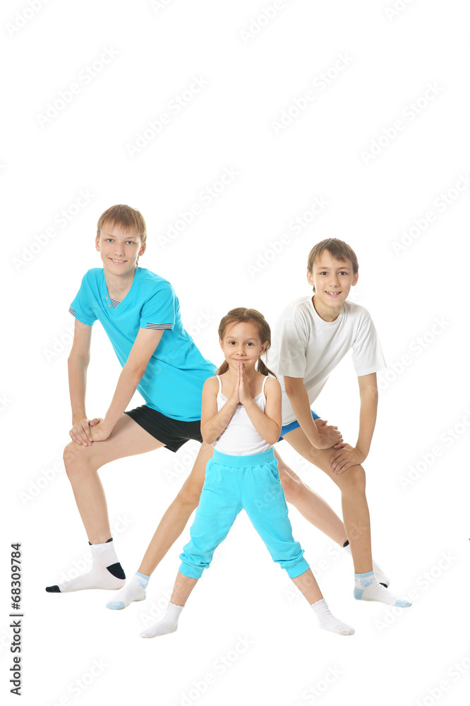 Exercising children