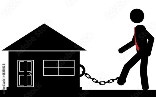 Chained to house