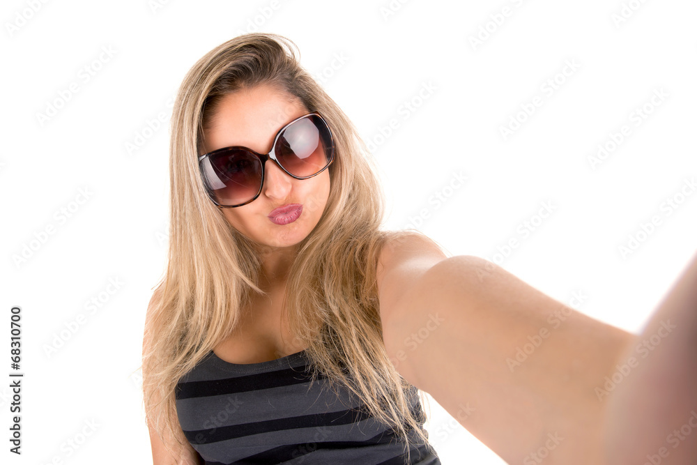 Naklejka premium Young woman