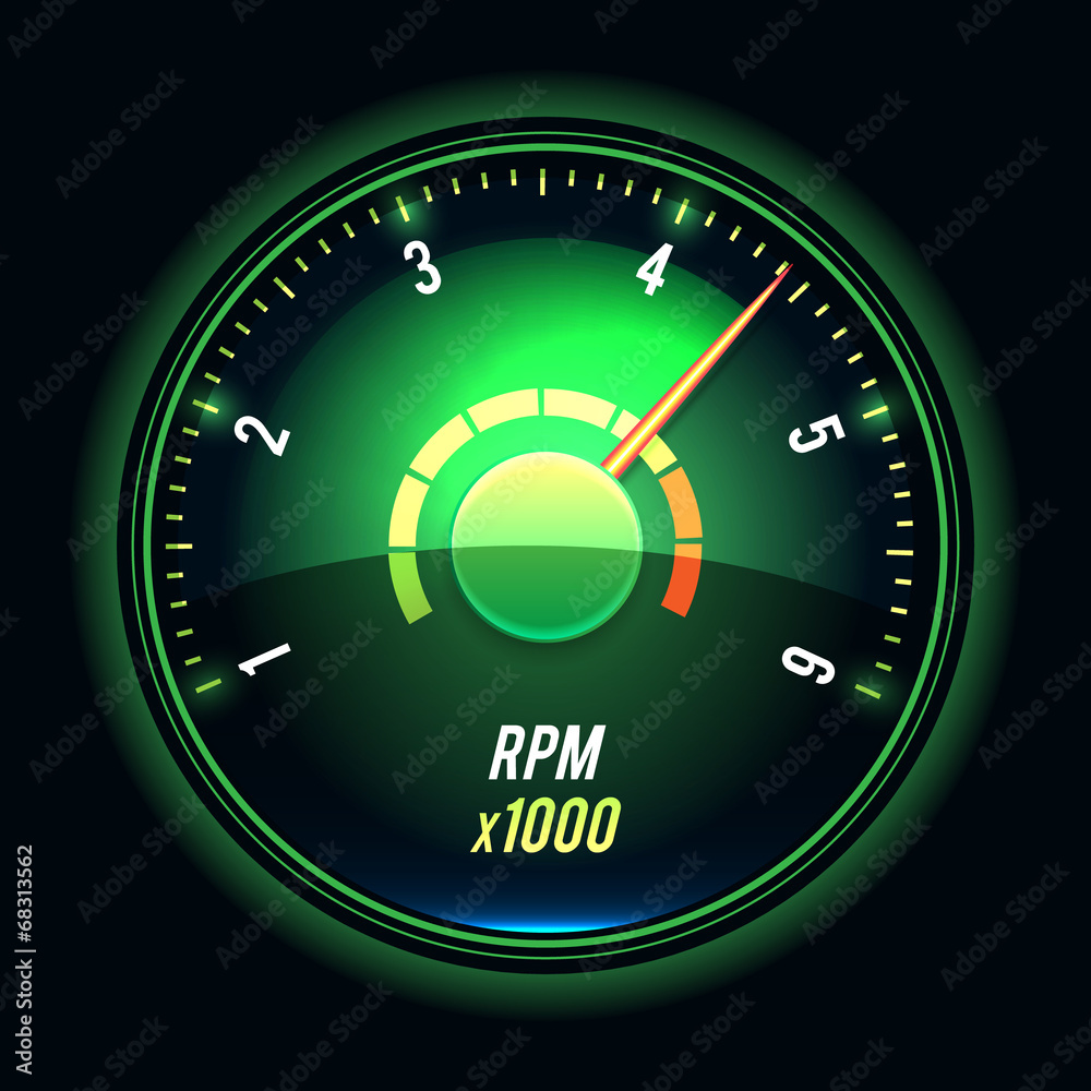 Fototapeta premium Vector tachometer.