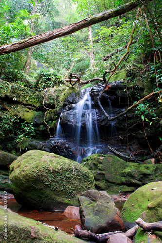 Mossy waterfall photo