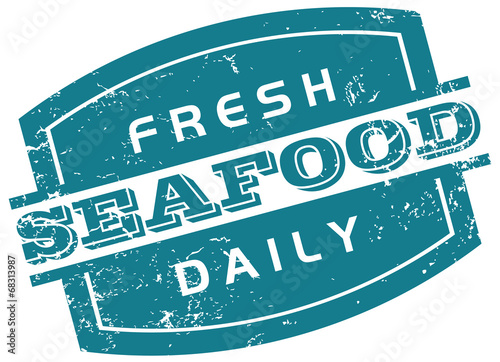 fresh seafood stamp
