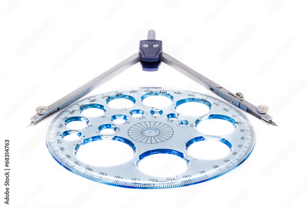 drawing compass and ruler Stock Photo Adobe Stock