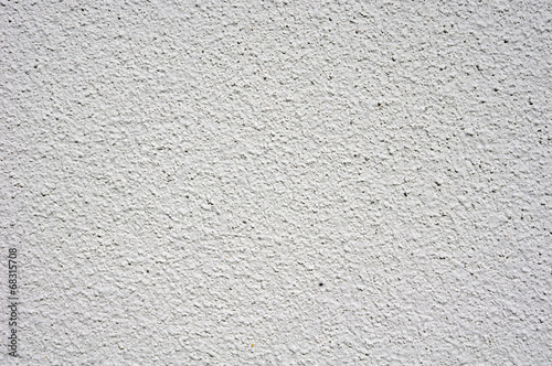 White rough plaster on wall closeup