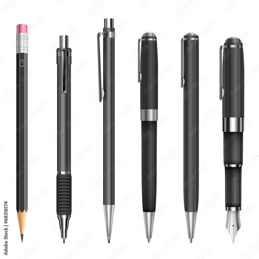 Pens and pencils Pens and pencils